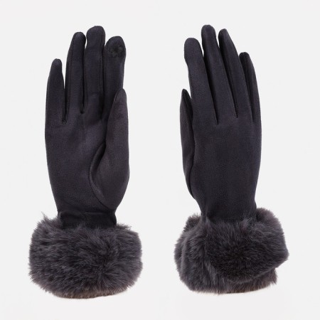 Gloves are female, dimensionless, without insulation, color gray color