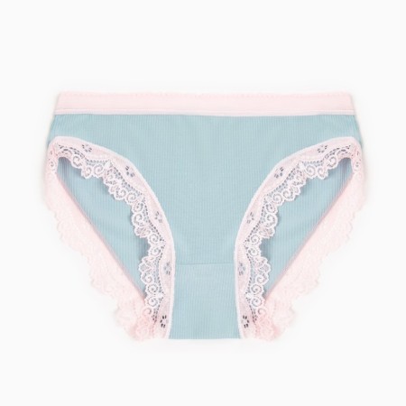 Panties female slips, the color of gray-blue, rr 46-48