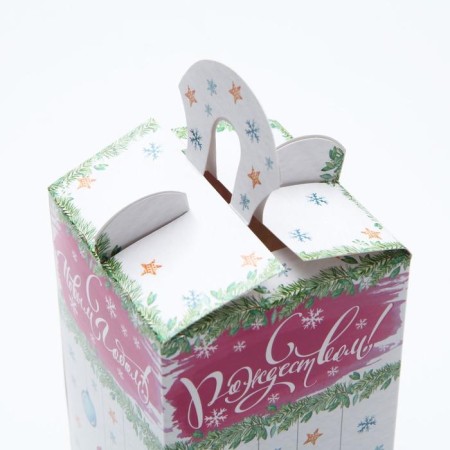 Gift box "Watercolor series. Gift", 9.5 x 9.5 x 19.7 cm-2