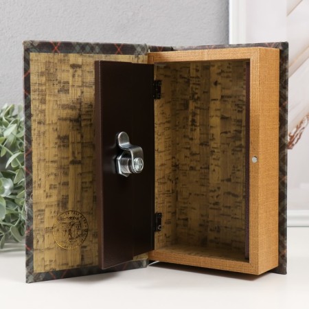 Safe Brush Tree to the leatherette "Retro camera with flowers" 21x13x5 cm-4