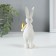 Souvenir Polystone "Easter rabbit with a gold egg" 4x4x13 cm