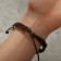 Bracelet Skin "Style" dolphins, colored with silver, d = 7.5 cm