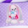 Gift set for the girl "Magic Rabbit", bag, sticker, questionnaire, bracelet