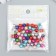 Beads for creativity round "Rainbow" set 10 grams 0.7x0.7 cm
