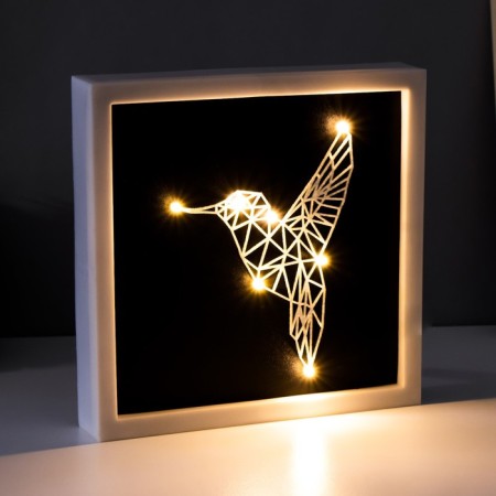 Sveta-Non-Non-Nonnik "Hummingbird" LED USB from 3haa Belly 24.5x24.5x3.5 cm Risalux-2