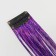 Hair strand, rain, clock, 50 cm, purple color