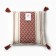 Decorative pillowcase "Ethel" Scandil 45*45 cm Bordeaux, 100% p/e