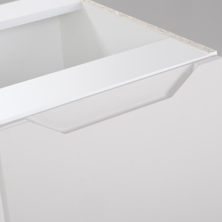 Wardrobe 400 Helga, 400x500x824, White/Gray Soft MDF-3