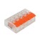 Universal compact terminal of QMS 221-415, 5-wire up to 4.0 mm² (40 pcs./Union) Rexant