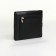 Male purse for magnet, clip for bills, separation for SIM cards, black color