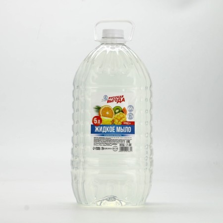 Liquid hand soap Russian benefit, 5 l, fruit aroma