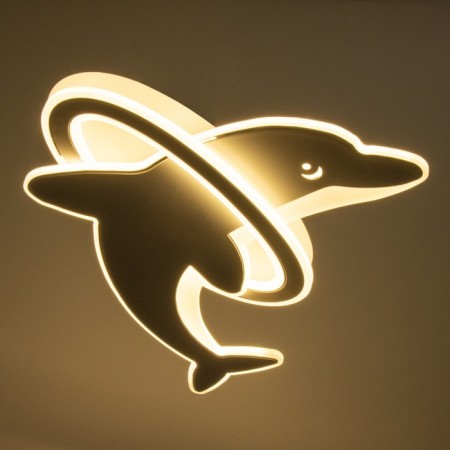 LUSTRAL STDD "Dolphin LED 140W 3000-6000K Dimmer White 60x60x9 cm Bayerlux-2