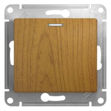 Switch Sche GSL000513 Glossa, SP, 10A, 1 key, oak