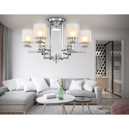 Ceiling chandelier Ambrella Light, Traditional, TR4418, 6HE27, Color Chrome-2