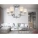 Ceiling chandelier Ambrella Light, Traditional, TR4418, 6HE27, Color Chrome