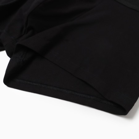 Set of men's panties boxers (2 pcs), black/black color, size 48 (m)-5