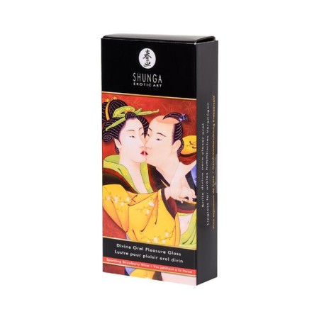 Gloss for lips exciting shunga "Divine pleasure", strawberries and champagne, 10 ml-2