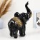 Pigger "Elephant" Black, 30x25cm
