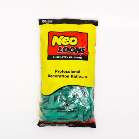 Ball for Latex 360 Twisting, Standard, set 10 pcs., Dark green color-1