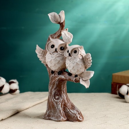 Figure "Owls on the branch" 23x15cm-1
