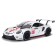 Racing machine BBURAGO Porsche 911 RSR, DIE-CAST, 1:24, White color, opening doors