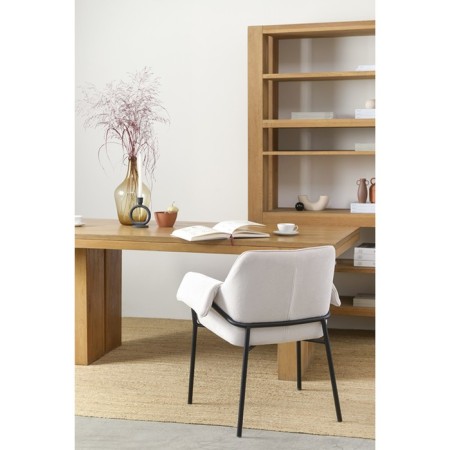 Aline chair, 550 × 700 × 830 mm, Shenill, Milk color-1