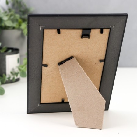 Photo frame plastic 10x15 cm silver (790)-2
