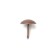 Tundra nails, decorative, 19x22 mm, copper, 50 pcs