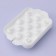 Form for ice "Sphere", 16 × 12 cm, 13 cells, white color