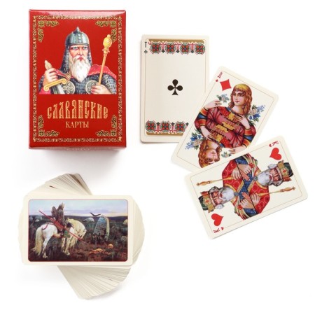 Playing gifts "Slavic", 36 pcs, map 8.5 x 6.5 cm, cardboard 270 g-2