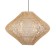Ceiling Lamp from Rotan "Bow" 1x120W, E27, 50x50x38 cm