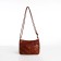 Cross-Bodi Bag on a zipper, brown color
