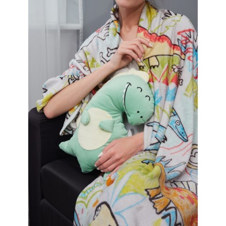 Decorative pillow Dinosaurs, size 29x40 cm-10