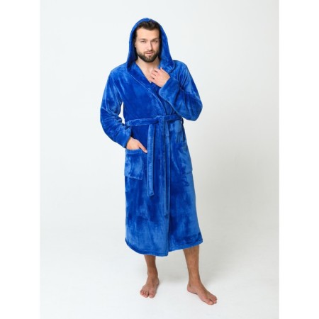 Male robe, size 48, blue color-2