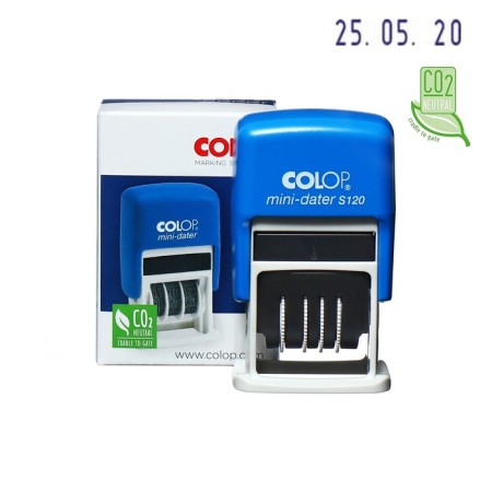 Automatic COLOP S 120 SD, reduced date, font height 3.8 mm