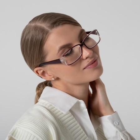 Ready glasses BOSHI 86017, raspberry color, +2.5-1