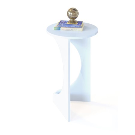 Coffee table, 400 × 400 × 616 mm, white color