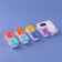 Tabertelet "Week", 7 sections, with a timer, multi -colored