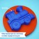 Set for playing sand, 4 molds, bucket, mix