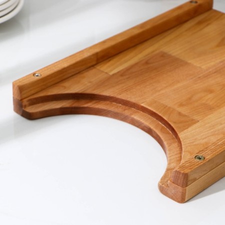 Defense board with a compartment for a plate 31 × 22 × 3.8 cm, birch-4