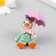 Figure for Florarium Polystone "Diplon in the raincoat" mix 4x5 cm
