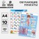 A set of training posters “prepare for school”, 10 in 1, A4