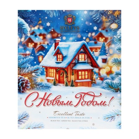 Tea "Happy New Year!" Assorted, foil (house in the forest), 36 p x 2 g-1