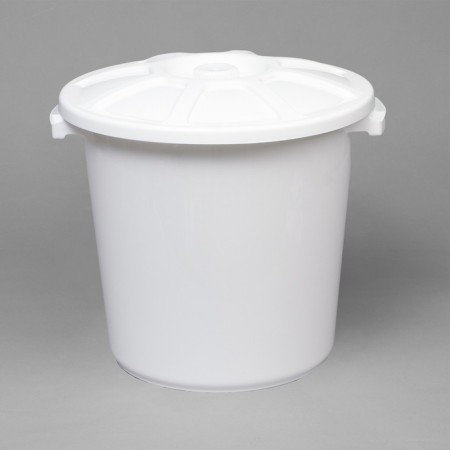 Food tank with a lid, 40 l, color mix-8