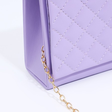Bag-clate on magnet, lilac color-3