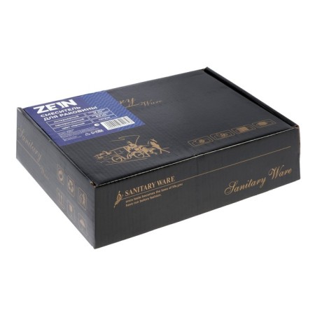 Zein Z3877 shell mixer, single -leaf, interior, height 16 cm, brass, black-13