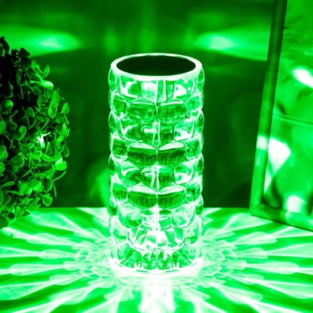 Board lamp with DM "Prism" LED RGB Touch AKB 8x8x18 cm Risalux-7