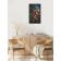 Carty clock wall interior "multi-colored spoons", silent, 35 x 60 cm