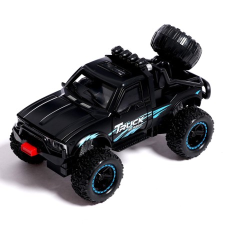 Metal “jeep” machine, doors, hood, inertia, mix are opened-6