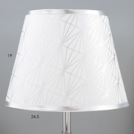 Lauren table lamp E27 40W chrome 24x24x42 cm Risalux-2